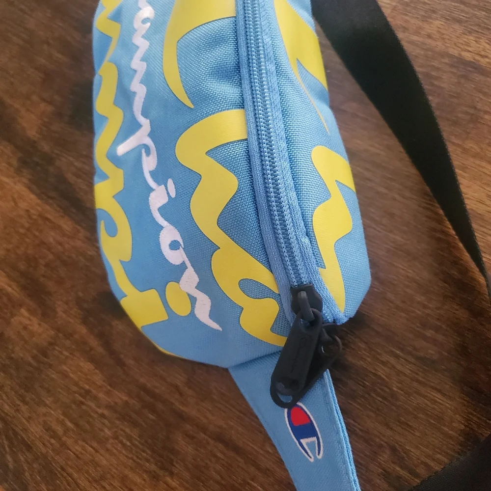 Champion Prime Sling Pack Backpack‎ Crossbody Retro Blue Yellow